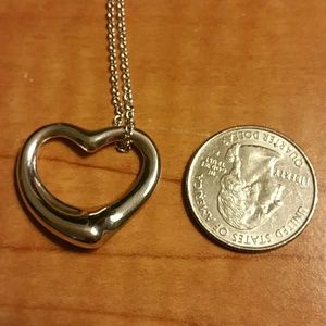 Tiffany & Co. Jewelry - Tiffany& Co.Large Open Heart Elsa Peretti Necklace Tiffany & Co. Jewelry - Tiffany& Co.Large Open Heart Elsa Peretti Necklace